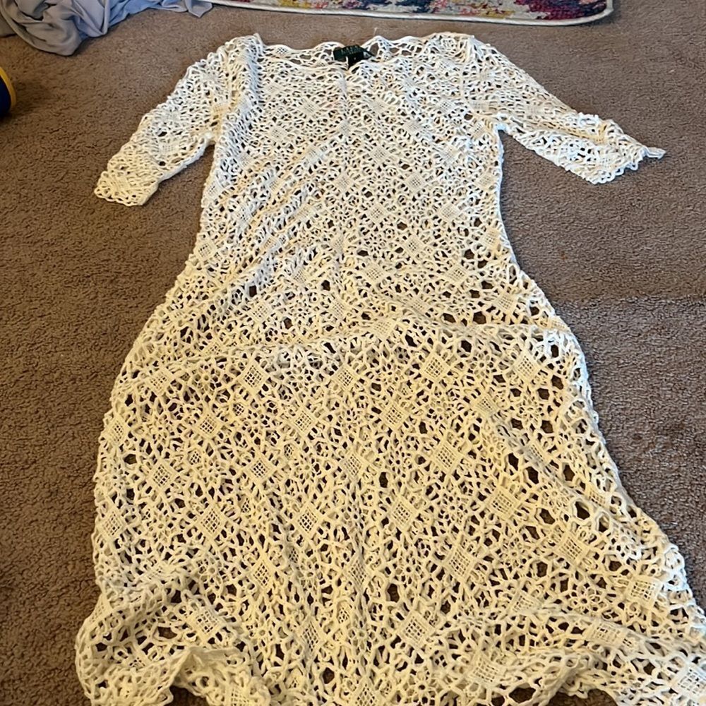 Lauren Ralph Lauren crochet dress small - Picture 3 of 6